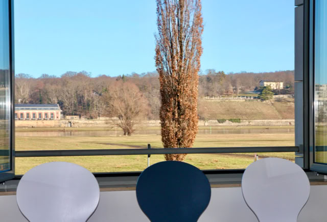 Blick aus dem Wartezimmer